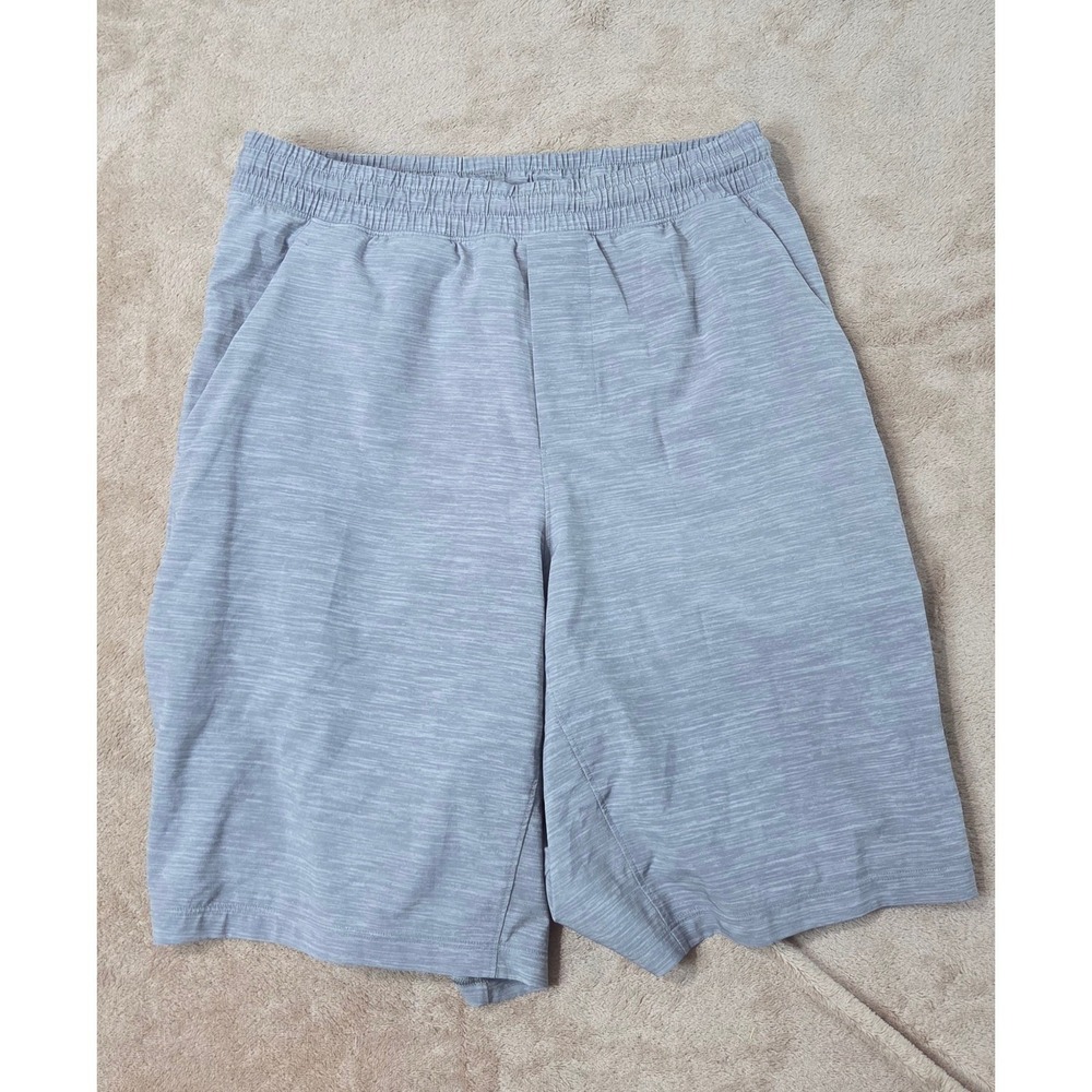 Lululemon Pace Breaker Short 9" Lined Men Size Small Gray Gym Workout Athletic